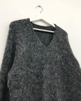 [MD Pick]Wool-Touch Brush V-Neck Knit (4 Colors)