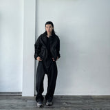 Structured Seam Hooded Jacket