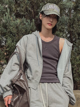 Resin flare fit banding pants