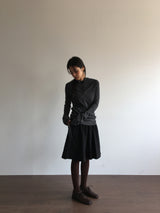 Tingle Suede Midi Skirt (2color)