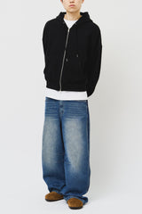 Liz Cropped Zip Hoodie (3color)