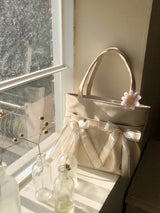 Mini easy ribbon bag_sand beige