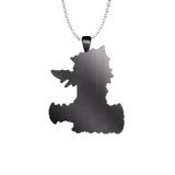 メダル黒髪ネックレス