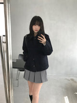 Vera Pleats Mini Skirt (3 colors)