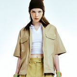 [UNISEX] C.O.M.E メカニックショートスリーブワークジャケット（）