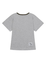 RORA SMALL LOGO U-NECK HALF T (10COLOR)