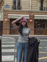 [U-BASIC] Say Angora Brushed Turtleneck S/S