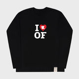 [UNISEX] アイラブベア長袖Tシャツ