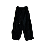terry four pintuck pants