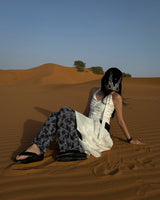 Belt drapping dress