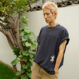 ソーイングスタッフハーフTシャツ / Navy