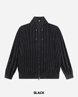 ネックス ピグメント ニット ジップアップ