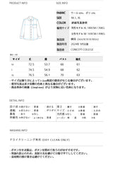 ベーシックロゴワンポケットオックスフォードストライプシャツ／オレンジ [Unisex]
