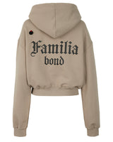 Mwoong Familia Hoodie Zip-up(BEIGE)