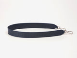 LAZEL CROC flap tote leather bag / Wani Navy