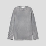 ASCLO ピーナッツミニボーダーリブTシャツ (4color)