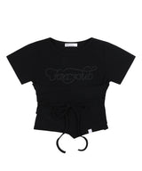 [NF] チューブラップクロップトップ_(BLACK)_F24QB359