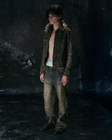 "MORE CHAOS" SPIKED JAPANESE DENIM SET - JACKET