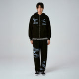 [UNISEX]NO-MESSAGES フード付きジップアップ
