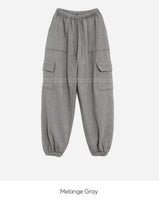 Fleece Cargo Jogger Pants