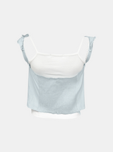 Aria Tie-Up Cotton Top Set