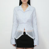 [MADE] Lace Garter Shirt 003