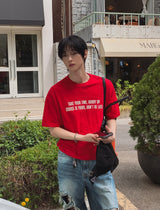 ポイトレタリング半袖Tシャツ