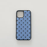 dot epoxy bumper case(cornflower blue)