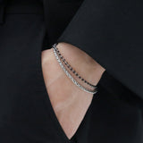 Men's ブレスレットビーズサージカルチェーン_CLEF ヘッドルームブレスレット