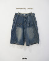 Louve Bermuda Denim Pants