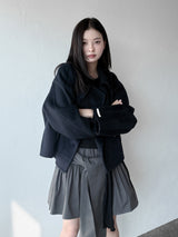  DOUBLE BUTTON WOOL COAT