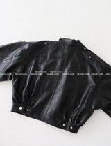 Big Ribbon Detachable Oversized Fit Rider Jacket