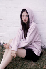 Winter rabbit hoodie (PINK)
