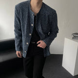 CR Monic Denim Round Tweed Jacket (2 colors)