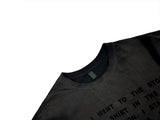 Text Washing Half Sleeve