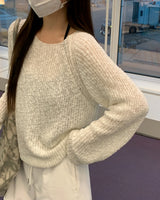 [ORIGINAL] Salted Summer Raglan Boucle Knit