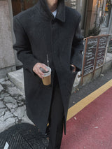 [Premium] ウールマキシサテンカラーコート (3color)