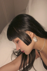 PEARL PETAL DROP EARRINGS