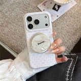 Luxury Stone Pattern Magnetic iPhone Case
