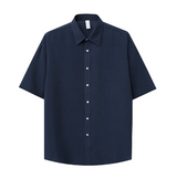 Lori Linen Oversized Fit Short Sleeve Shirt Shirt