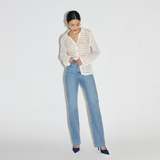 Middle Blue Straight Fit Denim - YWD1DNST001
