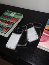 round dot mirror bumper case [black]