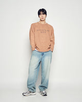 25FW TAPERED FIT WASHING DENIM PANTS BLUE