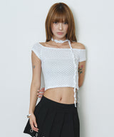 オフ ドット Tシャツ(white)
