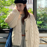 Handmade Grandma Knitting Cardigan - cd