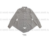 サイドストラップチェックシャツ