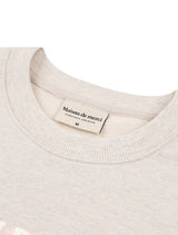 Women's Lees Embo クロップドスウェットシャツ オートミール (FCF1TS204W)