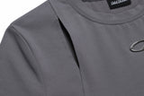 オードシグネチャー カットオフ スリムTシャツ / Odd Signature Cut-off Slim T-Shirt