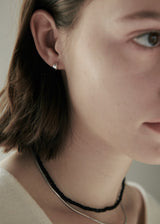[925 silver] Deux.silver.101 / ベイビーピグリングピアス (シルバー)