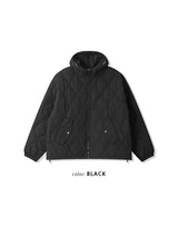  ASCLO Quilting Hood Padded Jumper (2color)